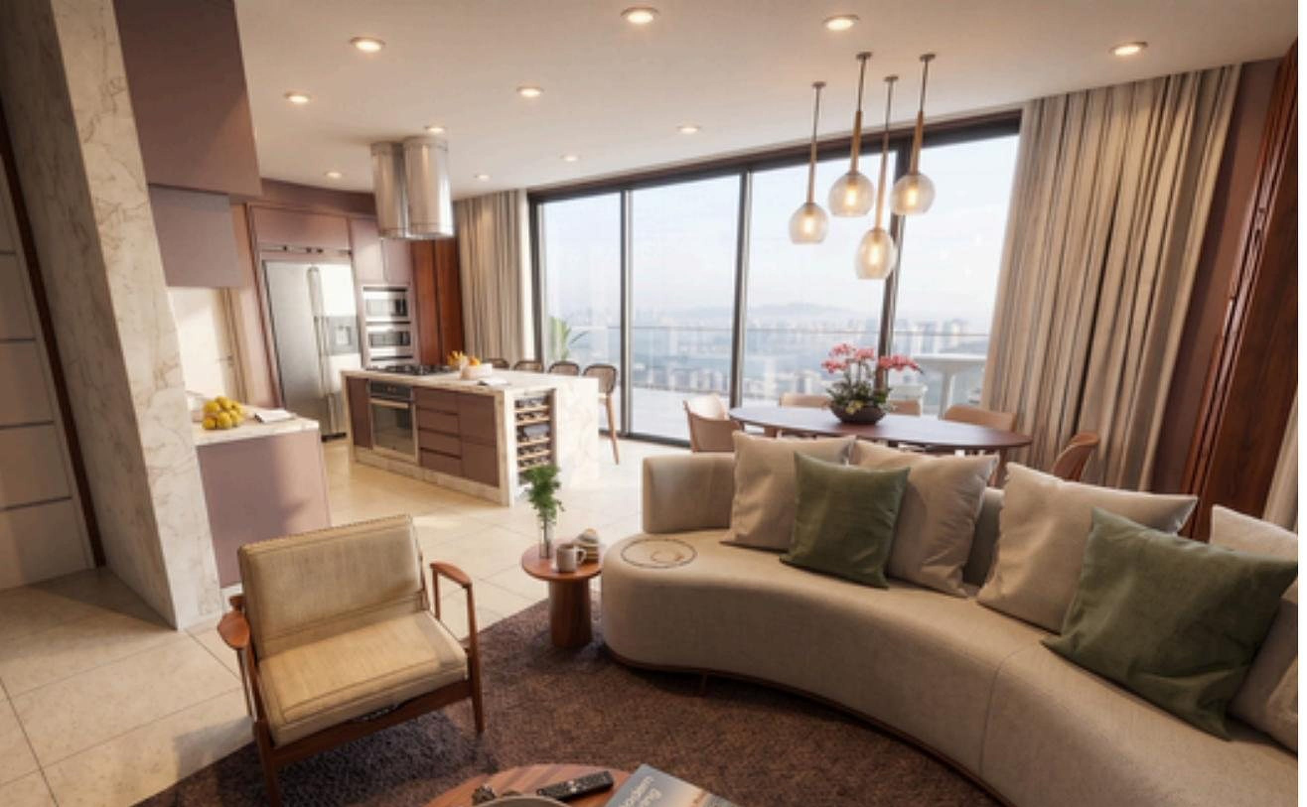 Living do apartamento